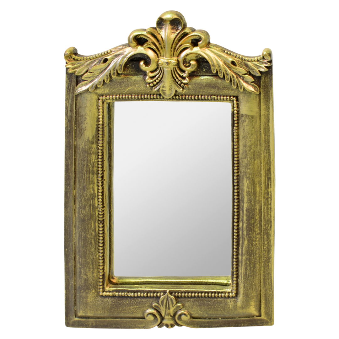 Moldura com espelho Dourado
